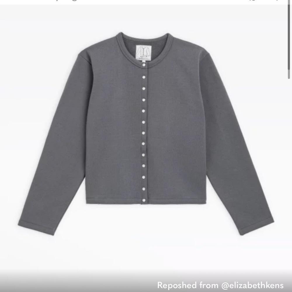 Agnes B Grey Cardigan - used condition